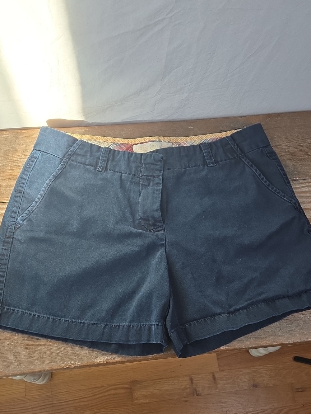 J. Crew Navy Cotton Chino Shorts